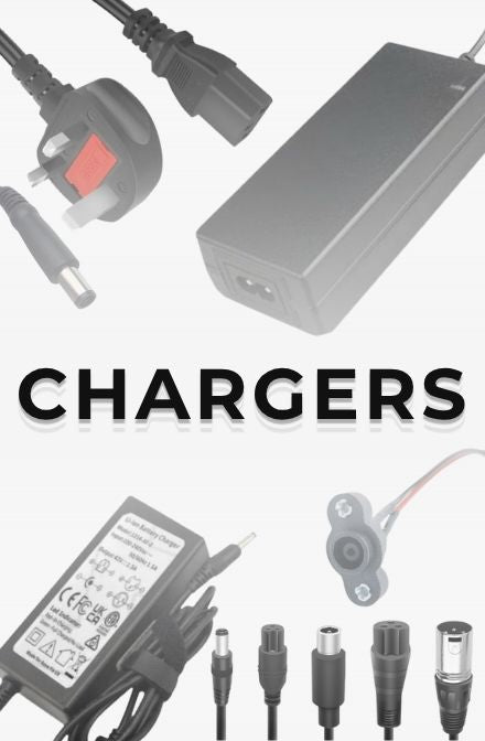 Electric scooter chargers and ports
