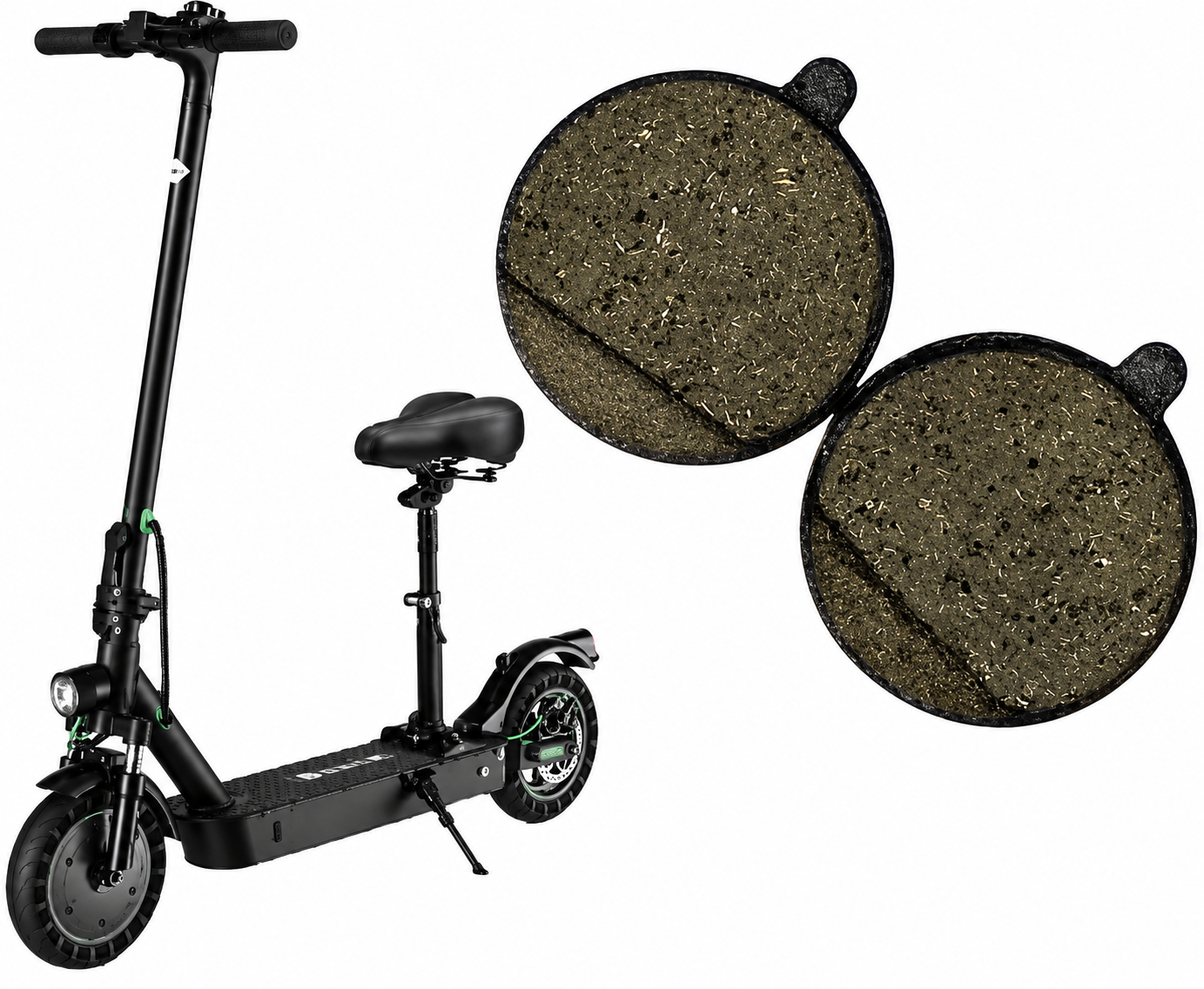 iSinWheel-Scooter-Brake-Pads