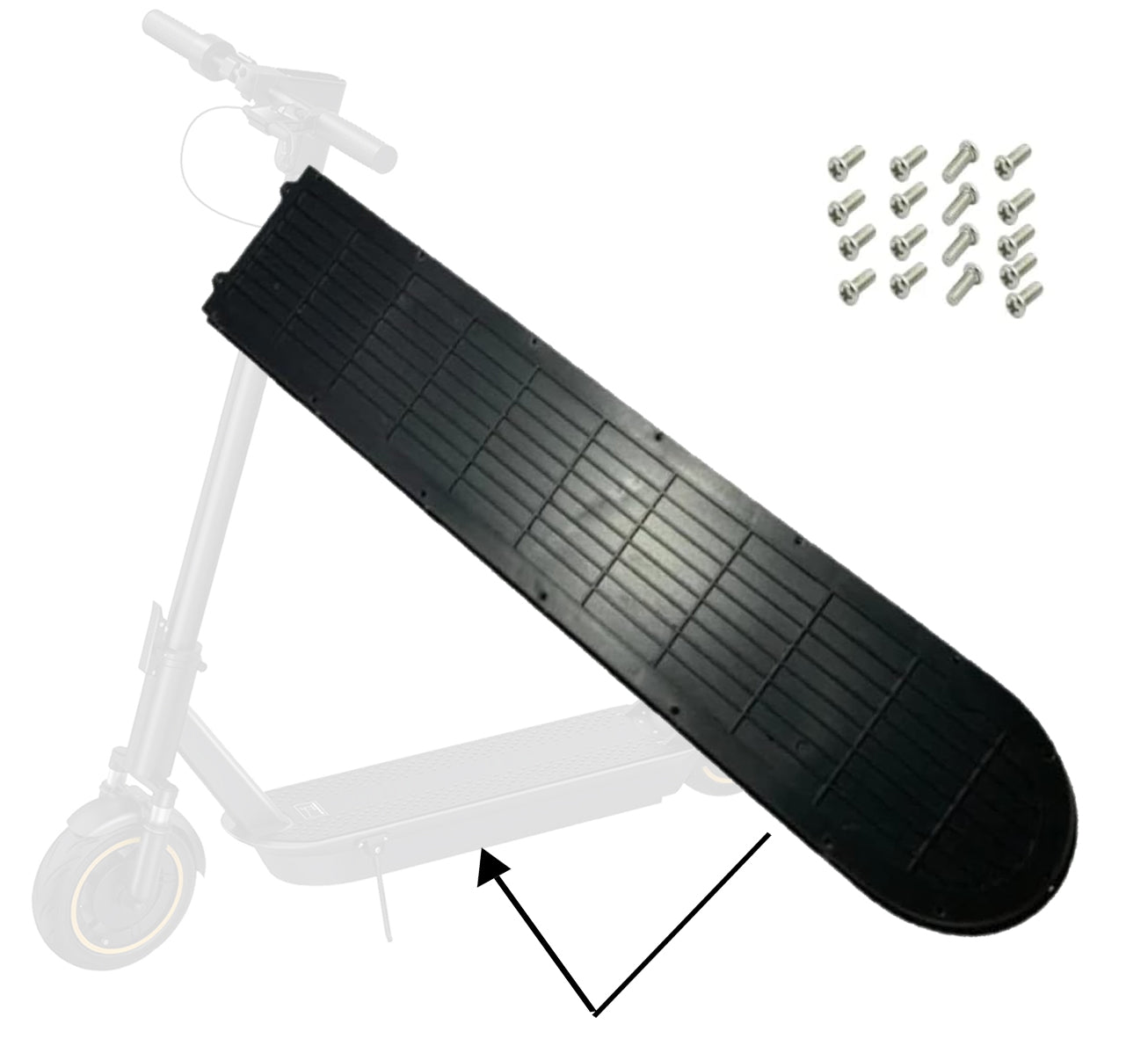 Aovo-Scooter-Bottom-Plate-Cover-With-Screws
