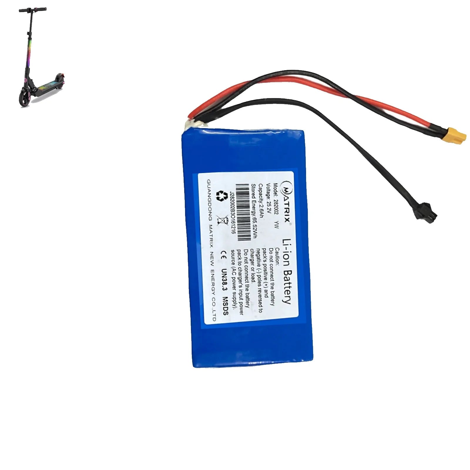 evercross-EV06C-kids-scooter-battery-UK
