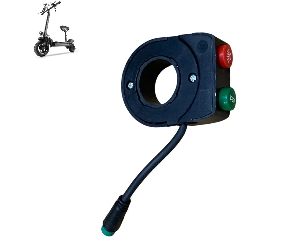 iscooter-iX5-light-horn-power-switch-UK
