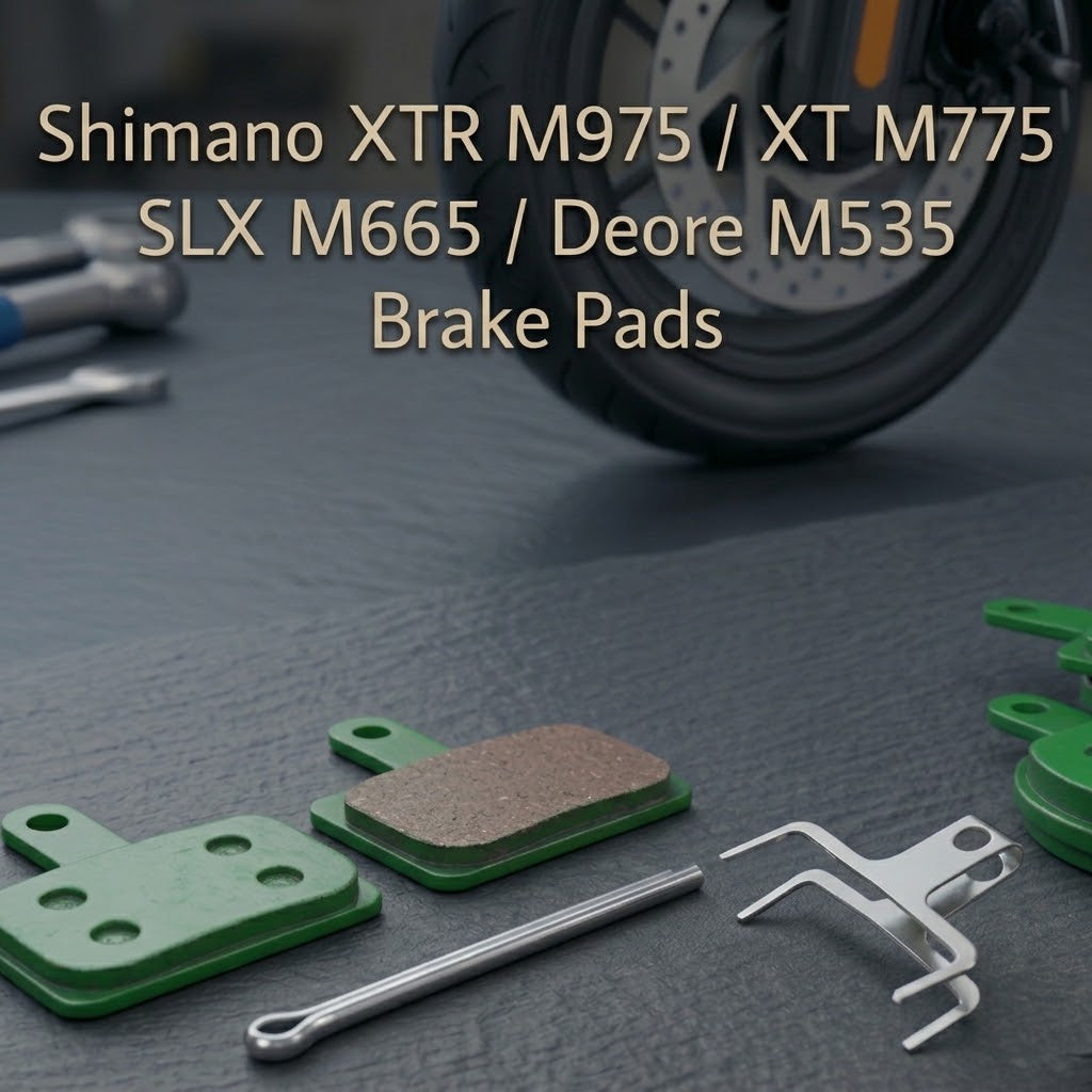 Shimano XTR M975 XT M775 SLX M665 Deore M535 replacement disc brake pads