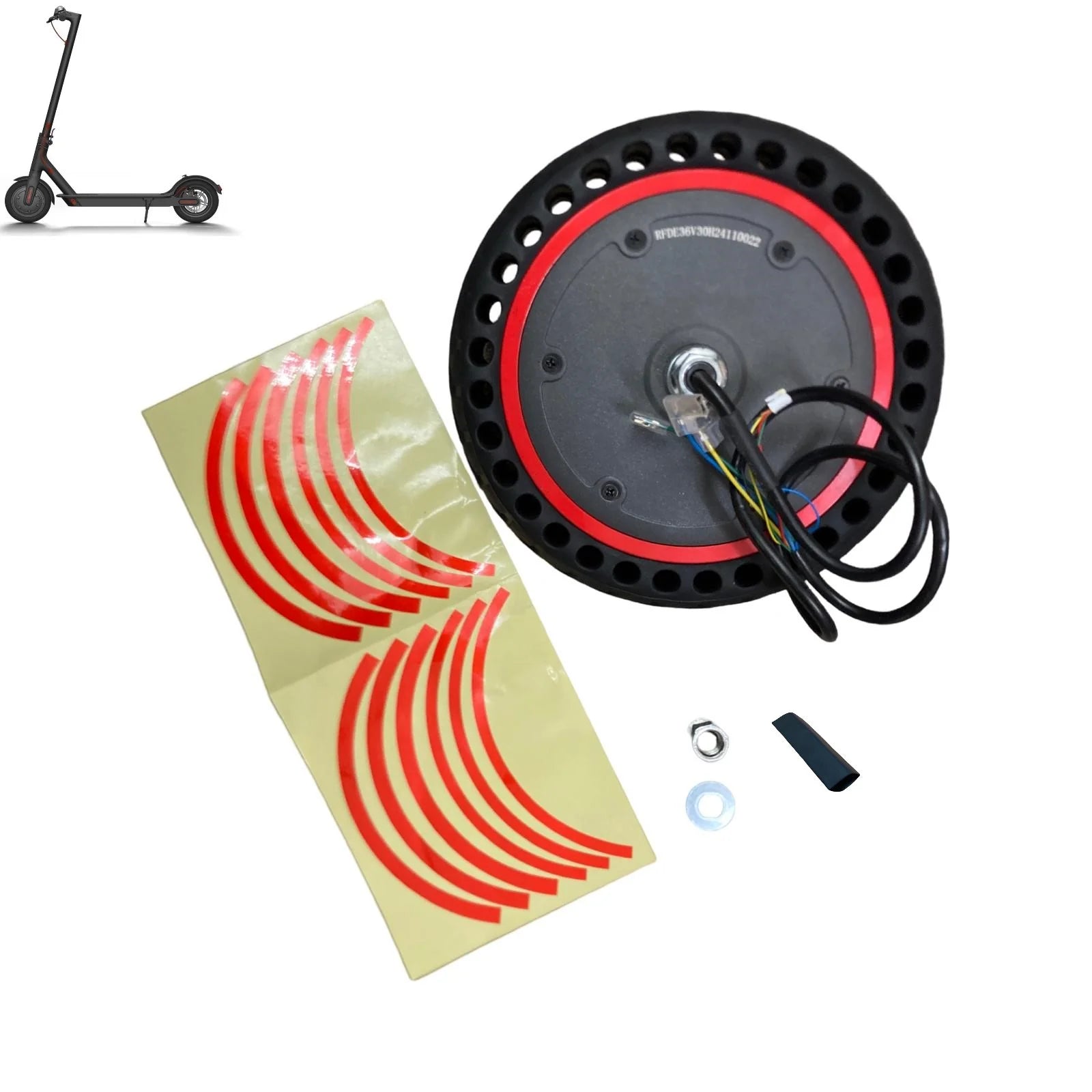 Xiaomi M365/PRO/1S/M1 scooter motor with solid tyre UK